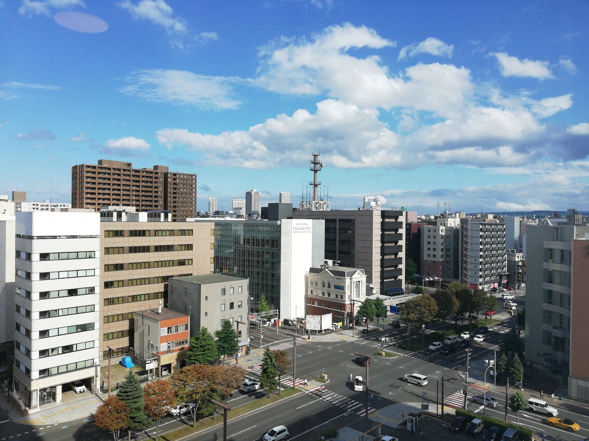 Sapporo Prince Hotel Eksteriør bilde View of the station
