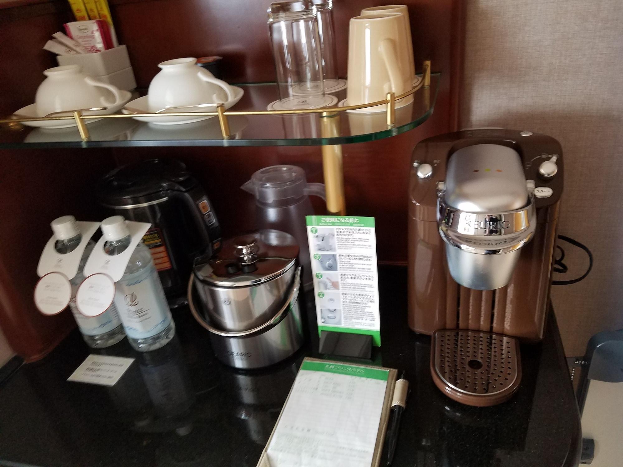 Sapporo Prince Hotel Eksteriør bilde A Nespresso machine in a hotel room