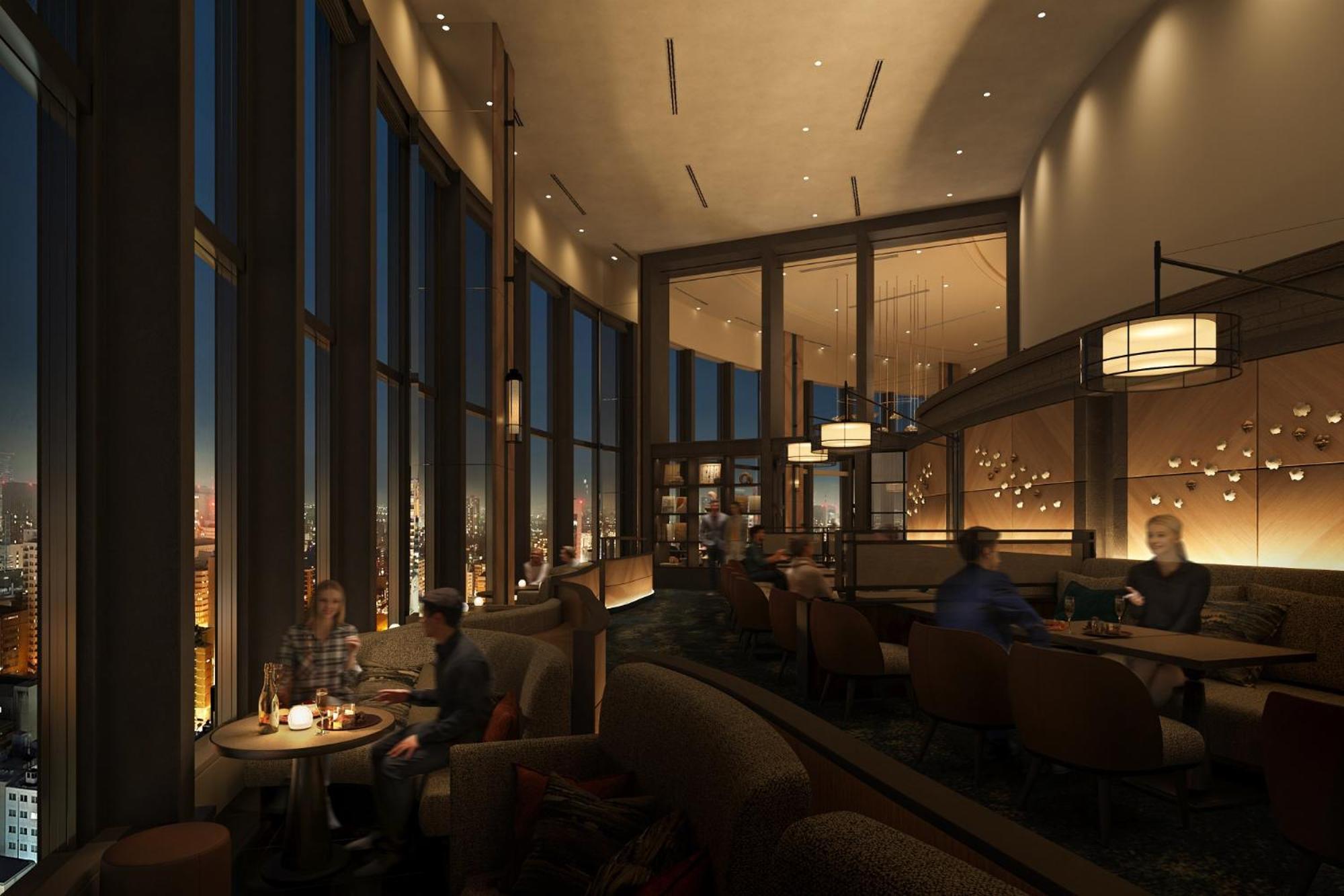Sapporo Prince Hotel Rom bilde The lounge at the top of the tower